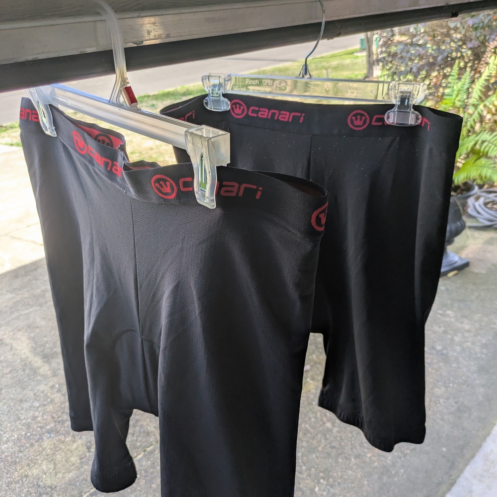 Canari Black Cycling Shorts